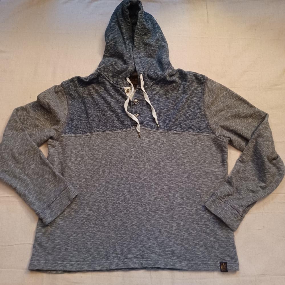 Lucky Brand Heathered Pullover Hoodie Men's Size Large